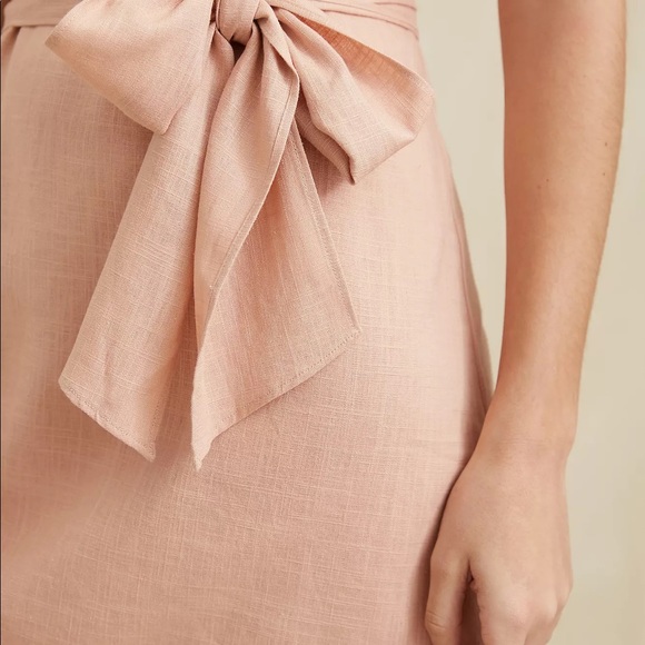 NWTS SUNDAY IN BROOKLYN LINEN WRAP MINI (L) - Picture 4 of 7